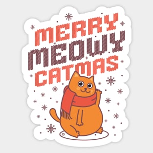 Merry Meowy Catmas Sticker